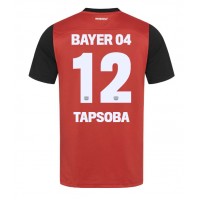 Moški Nogometni dresi Bayer Leverkusen Edmond Tapsoba #12 Domači 2024-25 Kratek Rokav